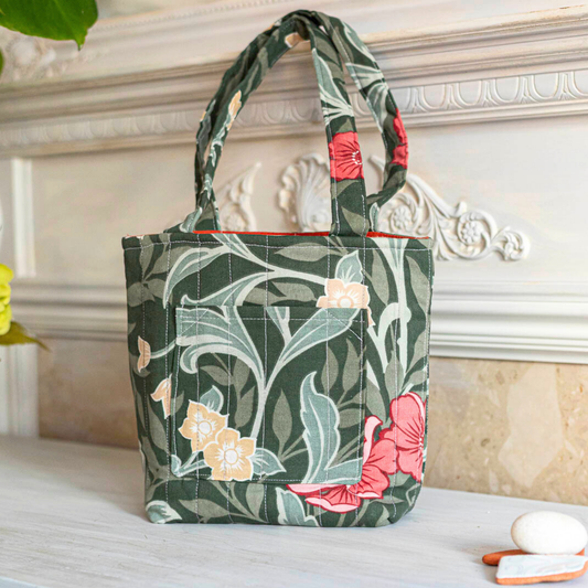 Garden Maiden - Coffee Date Tote Hand Bag