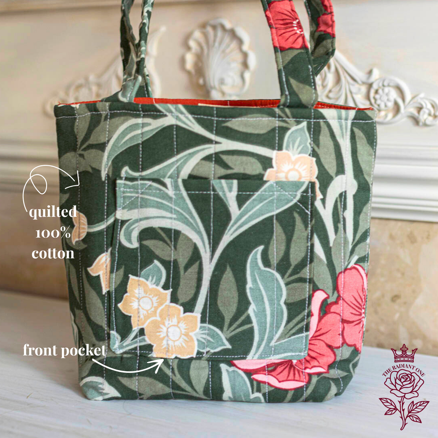 Garden Maiden - Coffee Date Tote Hand Bag