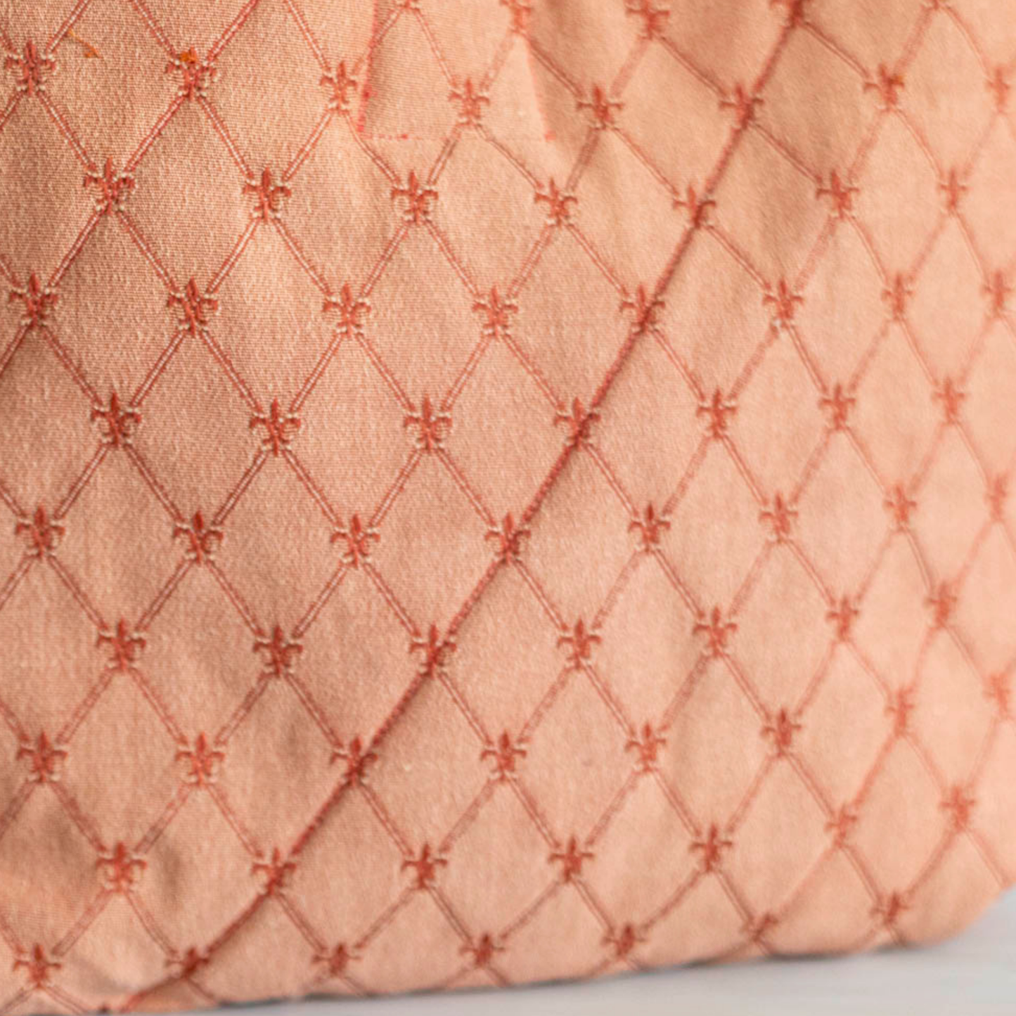 Fleur-de-Lis Quilted Tote Bag