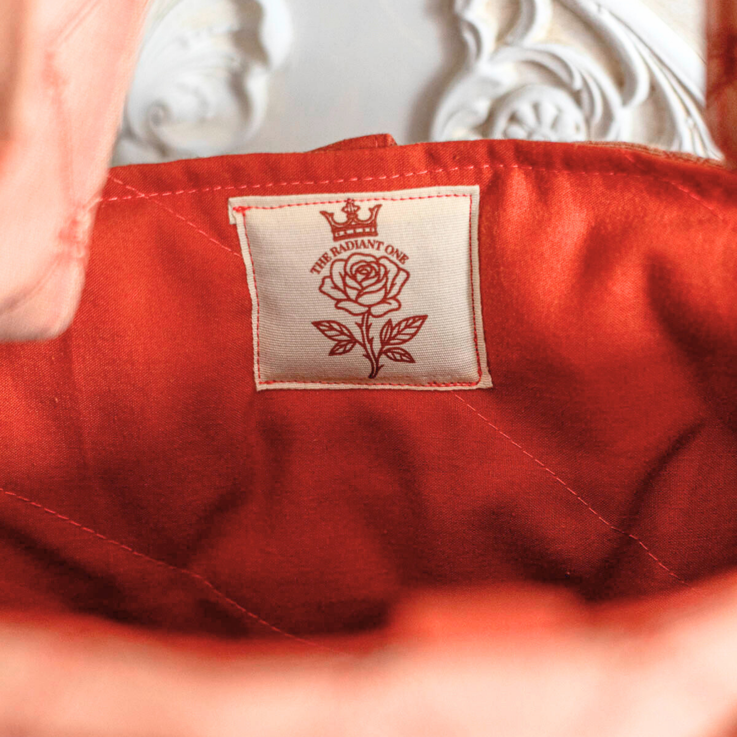 Fleur-de-Lis Quilted Tote Bag