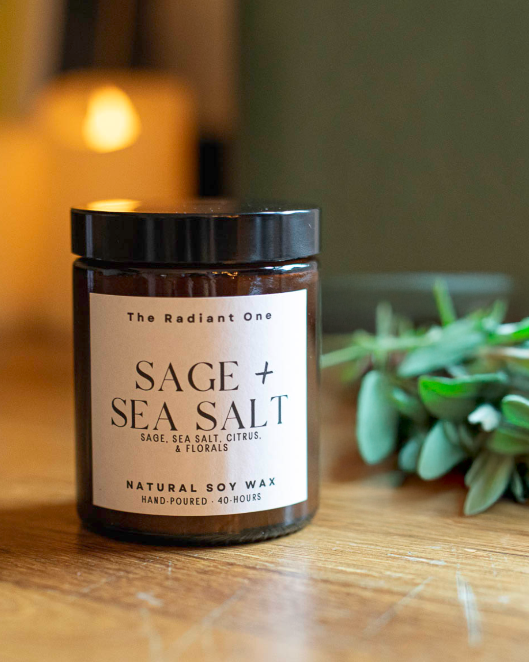 Sage & Sea Salt – The Clarity Candle