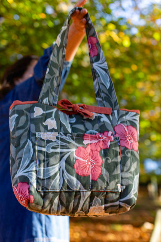 Garden Maiden - Coffee Date Tote Hand Bag