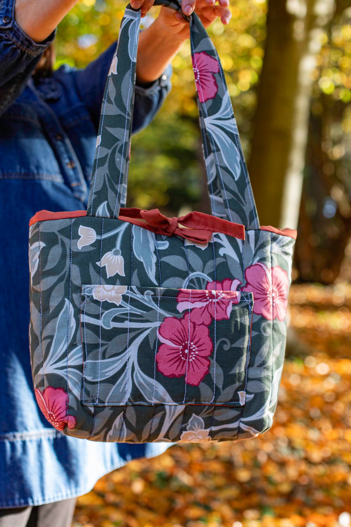 Garden Maiden - Coffee Date Tote Hand Bag