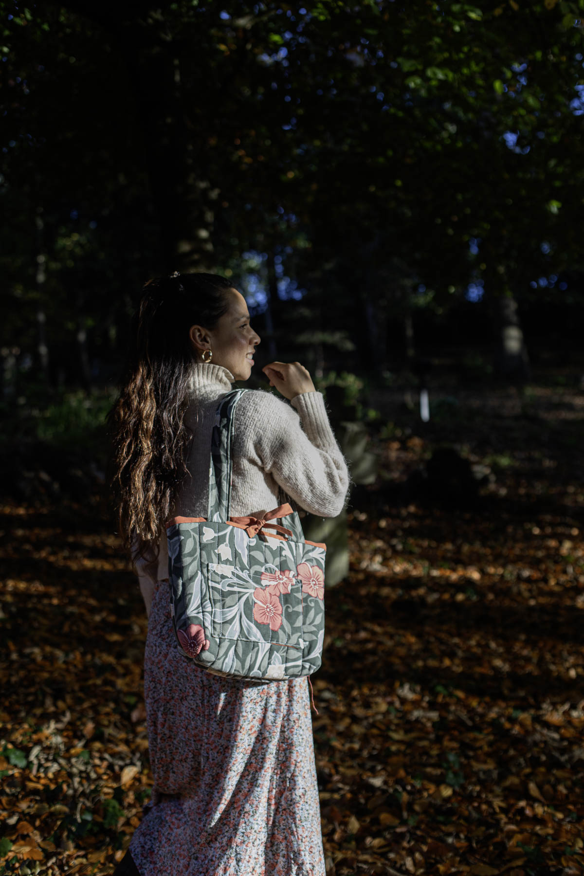 Garden Maiden - Coffee Date Tote Hand Bag